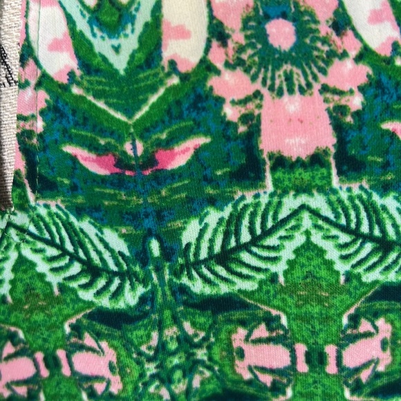 BCBGMAXAZRIA Keelie Floral Print Midi Dress Sleeveless Halter High Low Hem Sz. L - Picture 10 of 16